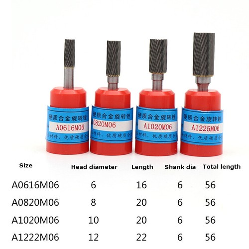 6mm-16mm Rotary Burr Bit Tungsten Carbide Point Die Grinder Shank Carving Tools