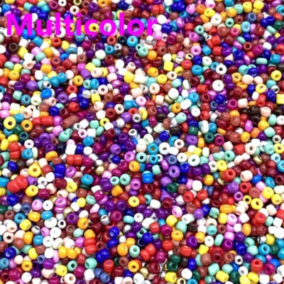15g 2mm 3mm 4mm Glass beads Wear Resistant Opaque Round Spacer Beads For DIY