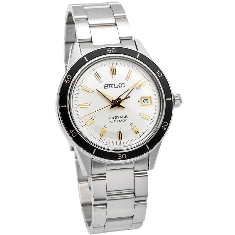 Pre-owned Seiko Presage Sary193 Mechanical Automatic Vintage Style 60's Watch Men's