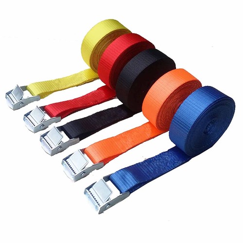 1PC 1-5M Pack Cam Tie Down Strap Cargo Lash Luggage Bag Belt With