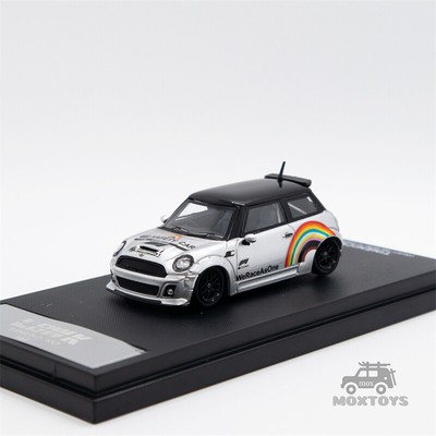 Time Micro 1:64 LBWK mini Rainbow/Orange safety Car Diecast Model Car