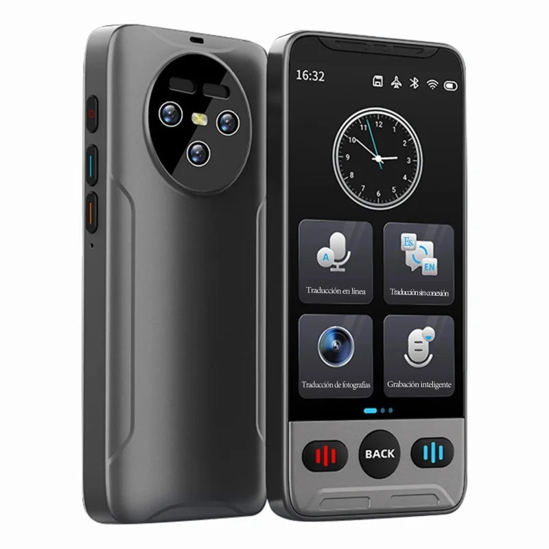 New Smart Accurate Voice Touch Screen Translator Support 142 Languages HD Camera