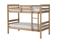  BUNK BED WITH OR WITHOUT MATTRESSES WHITE OYSTER