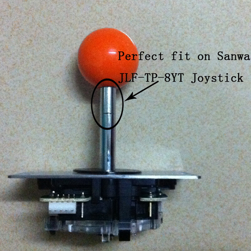2pcs of Joystick Replacement Shaft Rod Extender For SANWA And SEIMITSU Joysticks