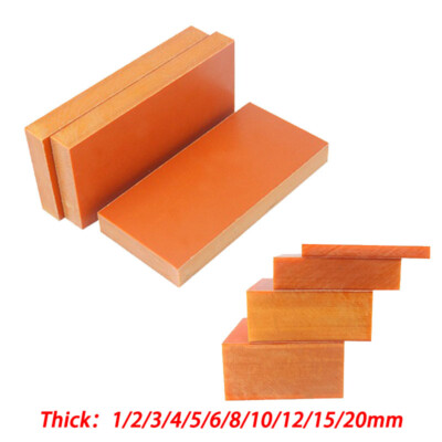 Bakelite Phenolic Resin Sheet Plate 1-20mm Thick CNC Insulation Electrical Board
