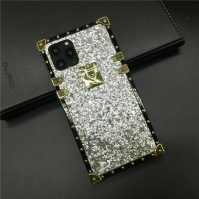 Luxury Square Bling Glitter Phone Case For Google 6 Pro Tecno Camon 17 Spark 7