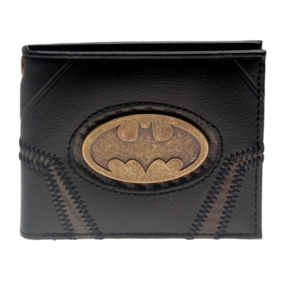 DC Comics Batman 4-Card ID Bi-Fold Black Wallet NEW!