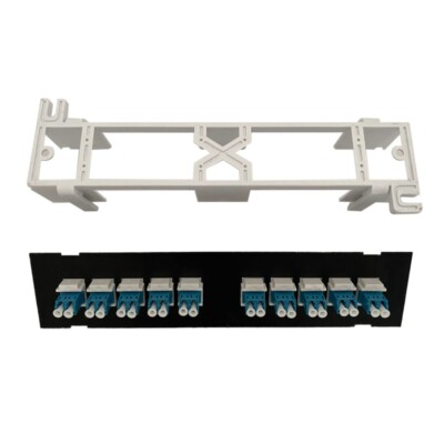 19in Rackmount or Wall Mount 10Port  Patch Panel (LC Optical Fiber Patch)