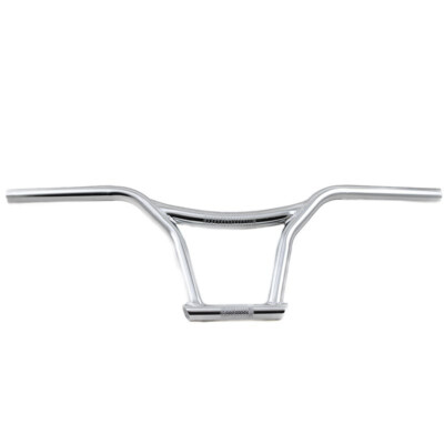Handlebar Scratch n Dent BMX Kneesaver Style Steel 8'' Rise Chrome 25.5'' Wide