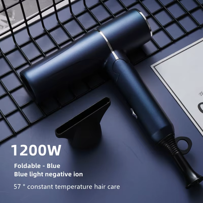 New Hair Salon Hair Dryer EU/UK Plug High-Power Quick Drying Net Red Blue Light