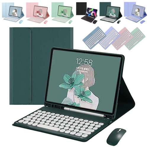 Leather Case Touchpad Keyboard Mouse For Samsung Galaxy Tab S6 Lite P610 S7 T870