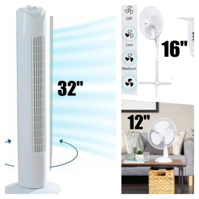 Quiet cooling hotsell tower fan