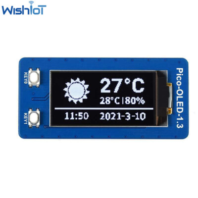 1.3inch OLED Display Module 64×128 SPI I2C for Raspberry Pi Pico  - Promotion!