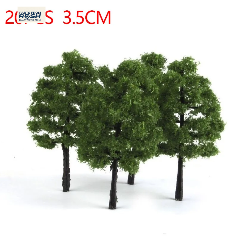 20/40 Pcs Green Model Trees for Train Set Landscape Scenery Kit