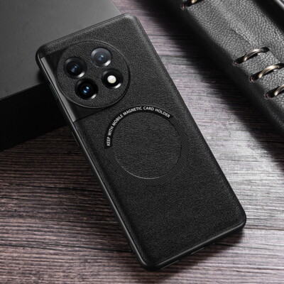 Case For OnePlus 11 10 Pro 11R 10R ACE2 Leather Magnetic ShockProof Hybrid Cover