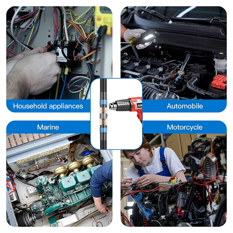 340/240PCS Solder Stick Waterproof Seal Sleeve Heat Shrink Butt Wire Connectors