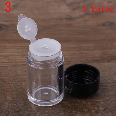 1Pcs 10ml White empty cosmetic bottle sifter jars container screw lid makeu-vd