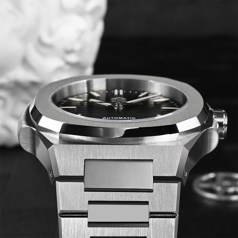 Pre-owned San Martin Men Luxury Watch Automatic Wristwatch 200m Waterproof Luminous Pt5000