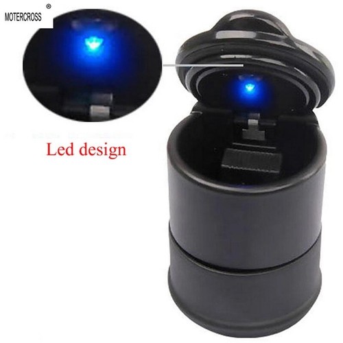 LED Auto Car Truck Cigarette Smoke Ashtray Ash Cylinder holder for Offiice/Home