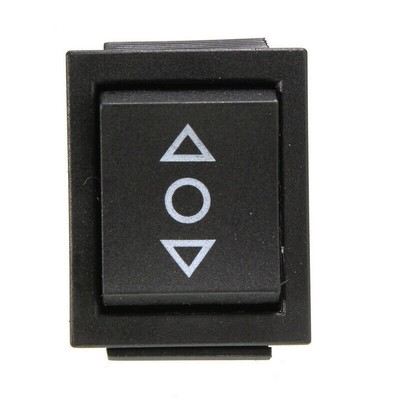 3-Position Momentary Rocker Switch 6-Pin Spring Return DPDT 16A 250V Car Hoist