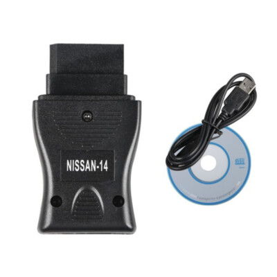 14 Pin For Nissan Consult Interface OBD Fault Code Cable Tool USB Car Diagnostic