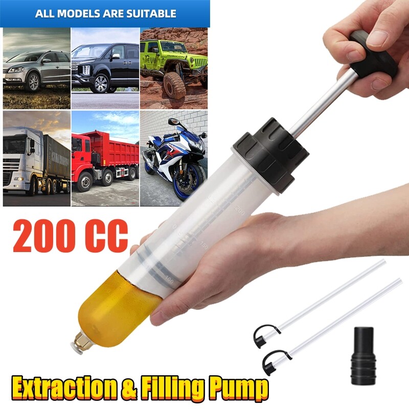 Fluid Extractor Filling Syringe Pump Car Manual Suction Vacuum Transfer Tool