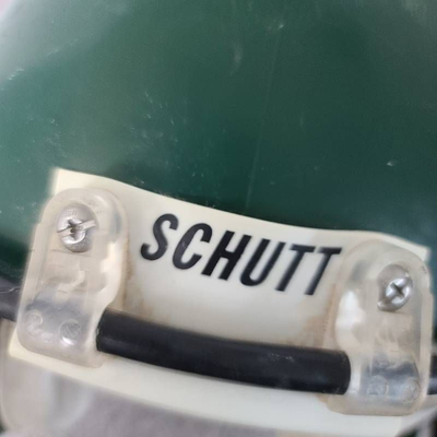 Schutt Boys Football Helmet Green Matte Guard Lineman USA AYP Adams AIR VFS XL