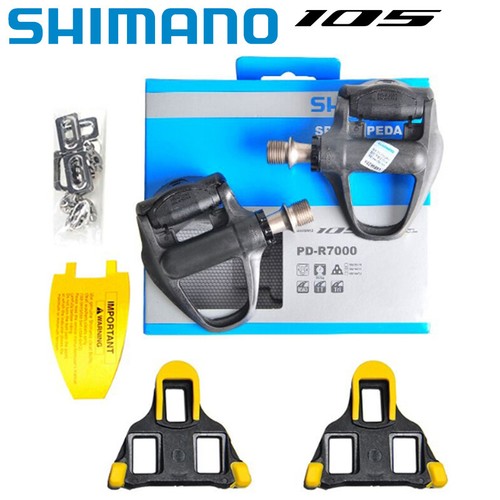 Shimano PD-R540/R550/5800/R7000/R8000 SPD-SL Pedals with Road Bike SH11 Cleats