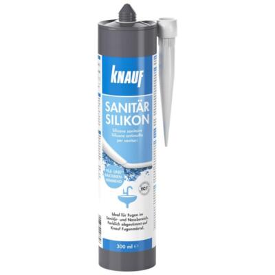 Knauf Silikon Dichtstoff Sanitär hellbraun 300 ml Sanitär-Silikon Dusche Bad