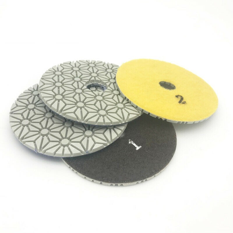 wet polisher grinder 3 Step Polishing pad 12 PCS for stone concrete floor sander