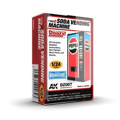 1/24 Scale Soda Vending Machine Diorama Accessory - High Quality Resin Detail