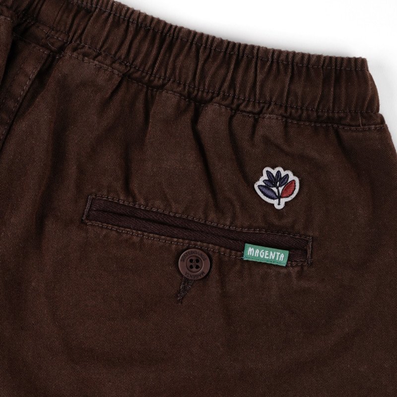 MAGENTA SKATEBOARDS LOOSE PANTS CHOCOLATE