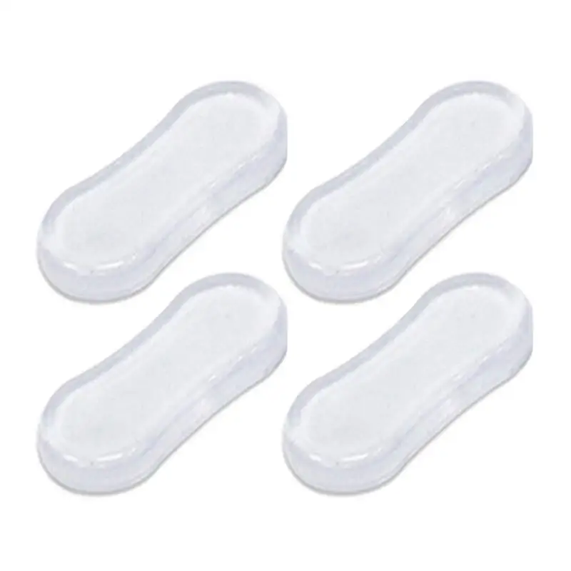 4Pcs Toilet Seat Bumper Shockproof Pads Home Hygienic Replacement Parts Bathroom