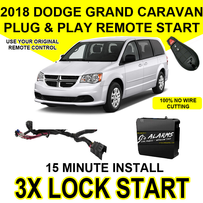 2018 Dodge Grand Caravan Remote Start Add On 3X Lock Factory Key FOB