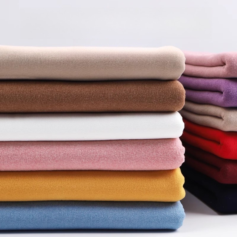 1M Morbido Velluto Tessuto Spesso Fai da Te Termico Intimo Maglia Cucito