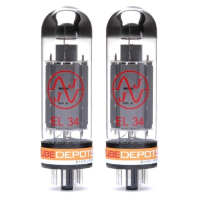 Pair of JJ EL34 Power Vacuum Tube