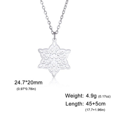 Skyrim Filigree Star of David Pendant Necklace  Clavicle Chain Amulet Jewish