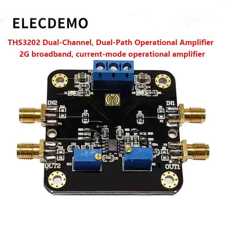 THS3202 Current Operational Amplifier Module 2GHz Bandwidth Dual Op amp Current
