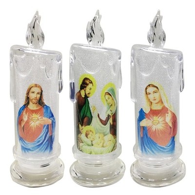 Christian Led Night Catholic Sacred Believer Day Gift Present Supplies