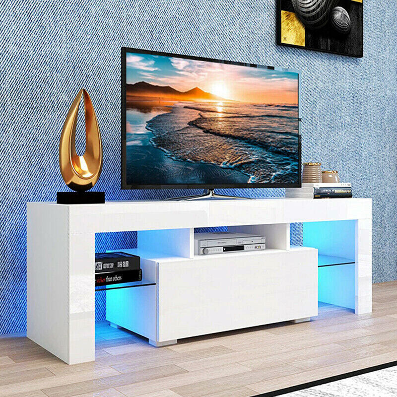 For 55 Inch Tv Media Game Console Table W/storage