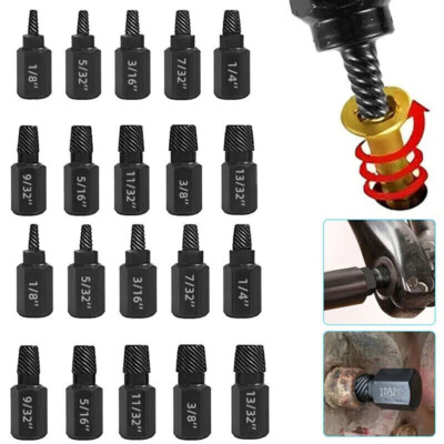 10PC Broken Head Bolt Screw Cap,Extractor Screw Hexagon Socket Bolt Removal Tool