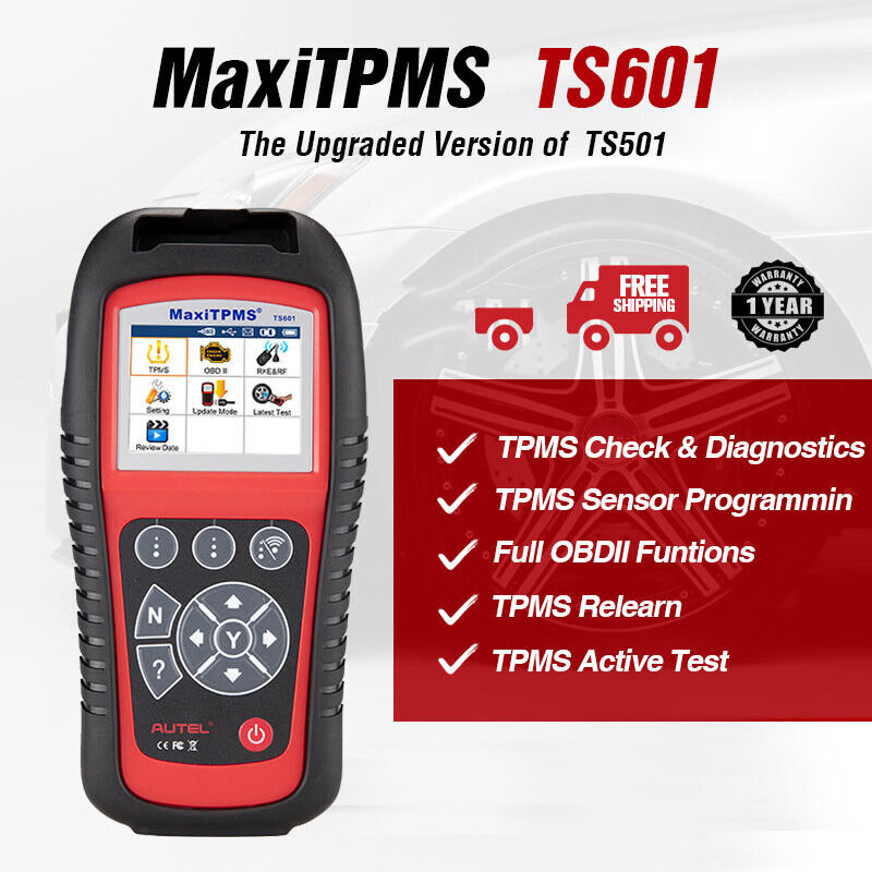 Autel Maxitpms Ts508 /ts601 Tpms Diagnostic Tire Pressure Sensor Tool Scanner