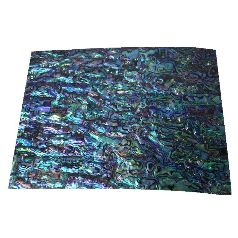 1 X Haute Qualité Matériau En Nacre Verte/Bleue DIY Abalon Coquille Blanks