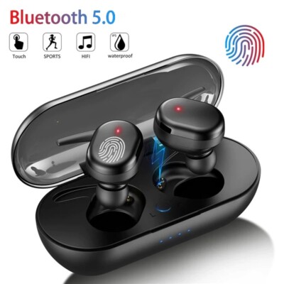 Y30 Bluetooth Earphones Wireless Headphones Touch Control Sports Earbuds Micro