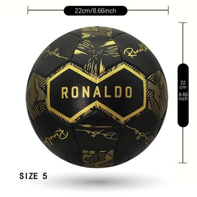 Pallone da Calcio CR7 Ufficiale Misura 5 Portogallo PU Allenamento Partite Cuoio