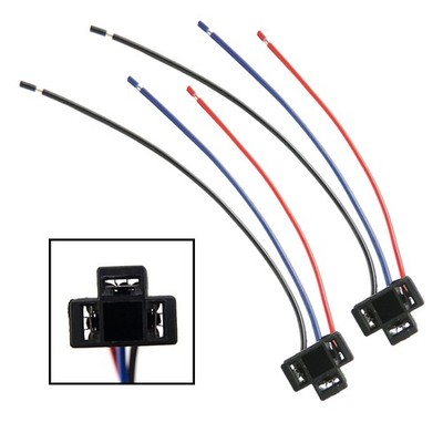 2Pcs 9003 H4 фара. Heavy Duty Провод моток Female Socket Extension Разъем