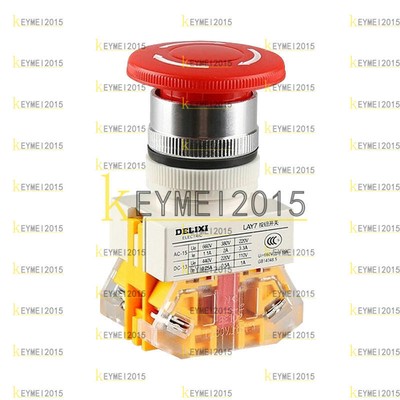 1PCS NEW DELIXI Emergency Button Switch LAY7-11ZS