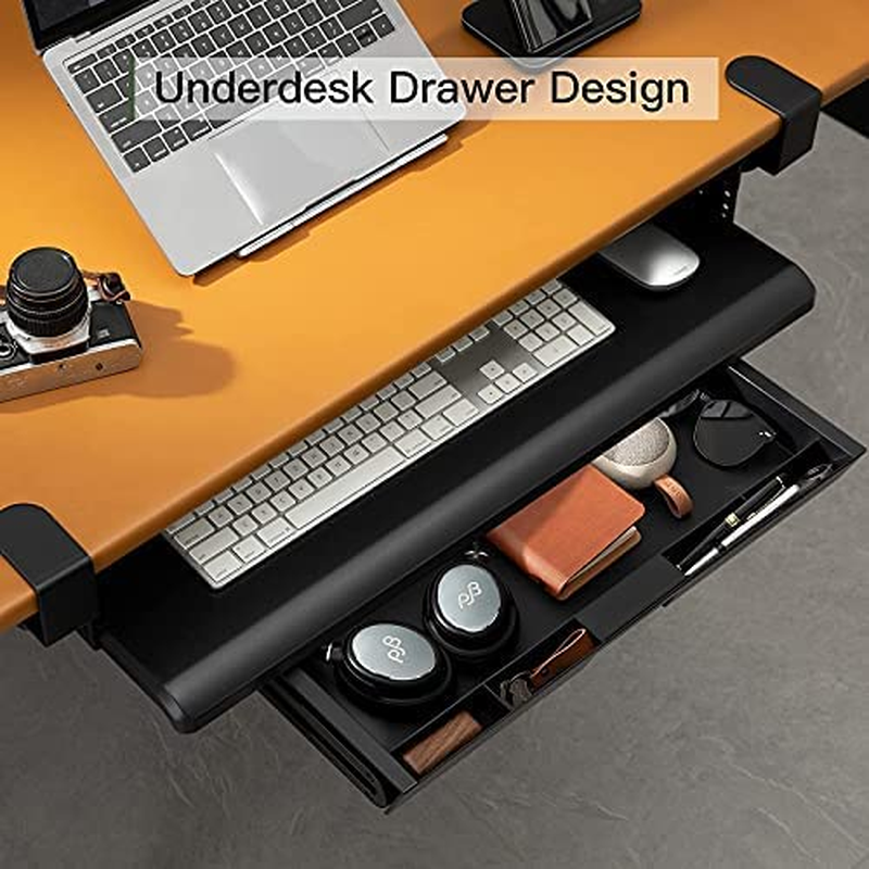 Keyboard Tray, Pull Out Drawer under Desk - Keyboard Tray under Desk Slide, W/St