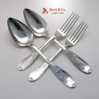 Plain Tipped by Lawler Sterling Silver Place Soup Spoon 7 14