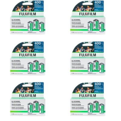 18 Rolls Fujifilm 400 Color Negative (3 Pack) 35mm Film, 36 Exposure